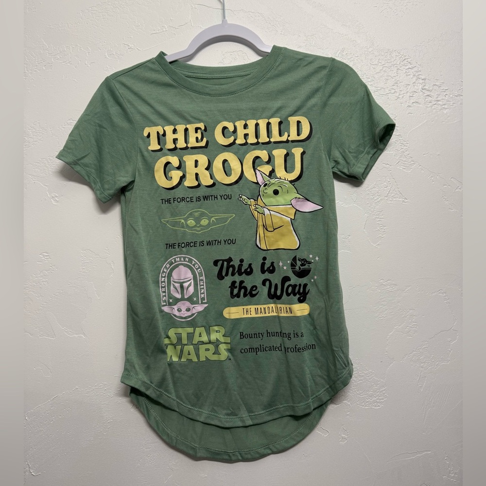 Star Wars Green The Child Grogu Kids Tee